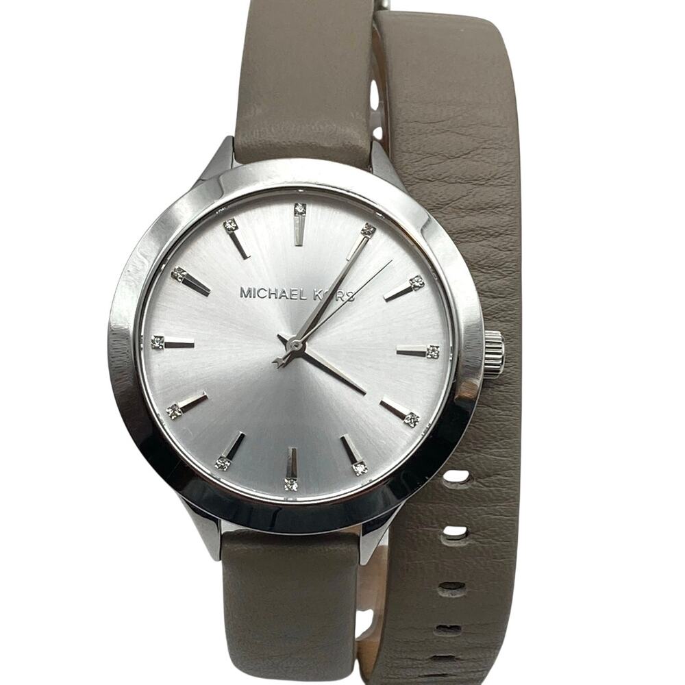 Michael Kors MK-2511 Women's Runway Double Wrap Watch 38mm - New Battery WR 5atm